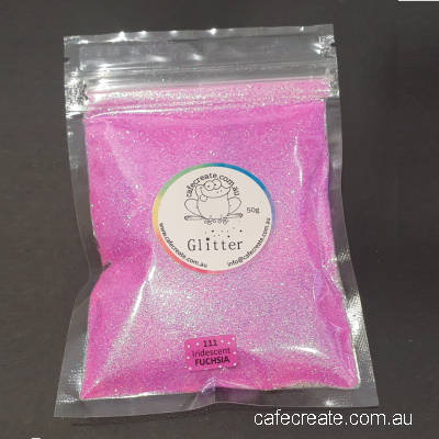 111 Fuchsia Iridescent Ultra Fine Glitter 100g