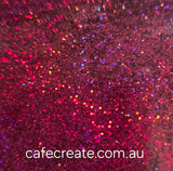 Holographic U/Fine Glitter 50g - 115 Cherry Pink