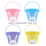 Bunny Metal Buckets with  24pc