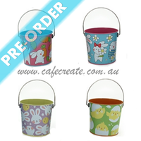 Easter Print Buckets - Chicks
