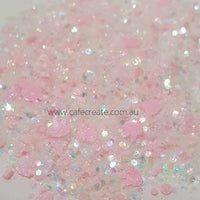 Glitter Pastel Bunny Mix - PINK