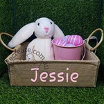 Hessian Easter Basket