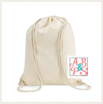 Calico Drawstring Back Pack