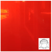 Clear Adhesive Vinyl - Crimson Red