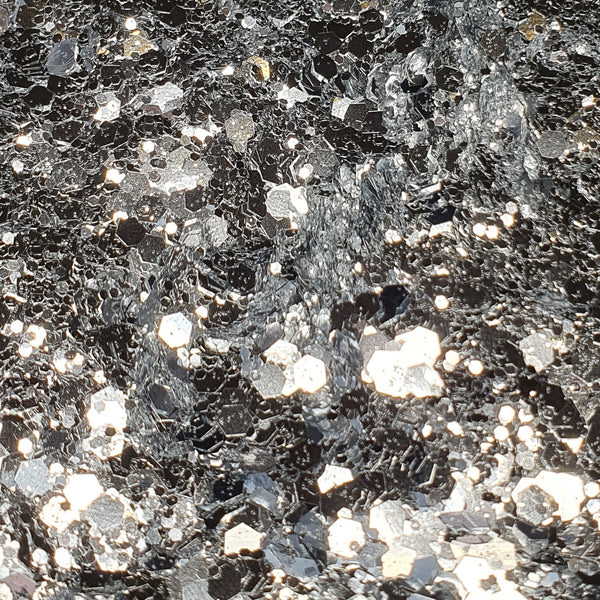 Chunky Silver Glitter Mix - 50g