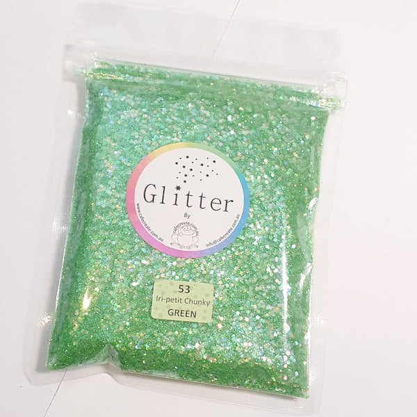 Glitter Diamonds - Chunky 53 Green