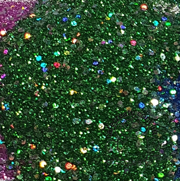 69 Chunky Glitter - Holo Magic Green