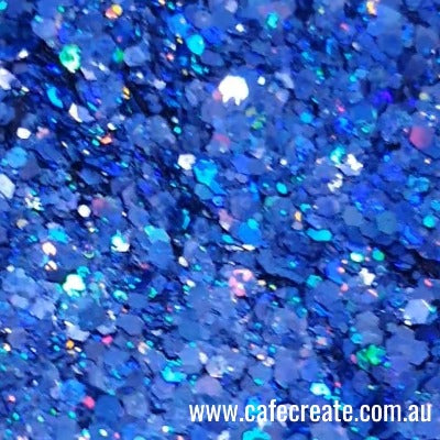 76 Blue Holo Chunky Mix - 50g