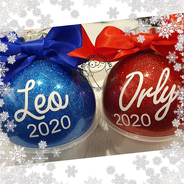 Personalised Bauble Acrylic