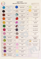 Glitter True Colour Chart - ULTRA FINE