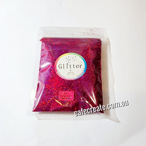 Holographic U/Fine Glitter 50g - 97 Hot Pink