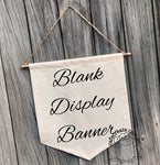 Natural Display Banner Flag -