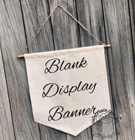Natural Display Banner Flag -