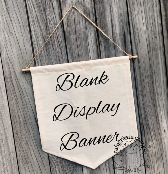 Natural Display Banner Flag -
