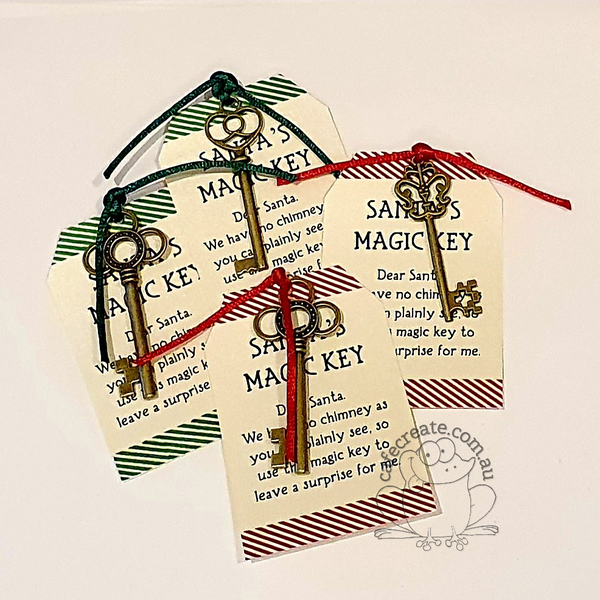 Santa Key & Poem 5 pack