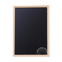 A4 Black Board Set with Chalk