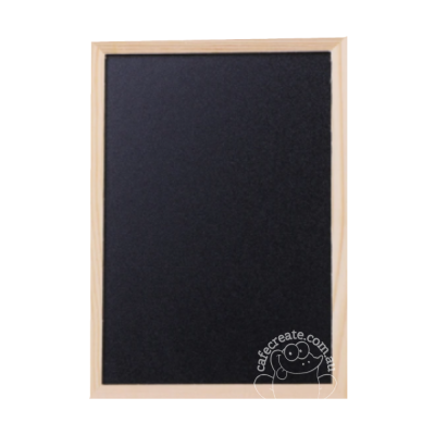 A4 Black Board Set with Chalk