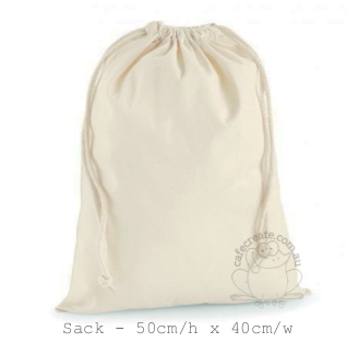 Calico Drawstring Sack