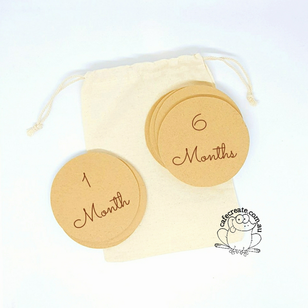 Milestone Discs and Bag - Natural