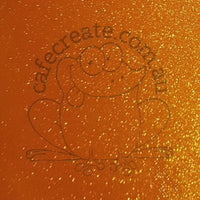 Glitter Adhesive Vinyl - Mandarin