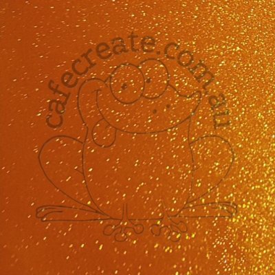 Glitter Adhesive Vinyl - Mandarin