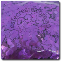 Glitter Chunky - Purple 3mm Hex