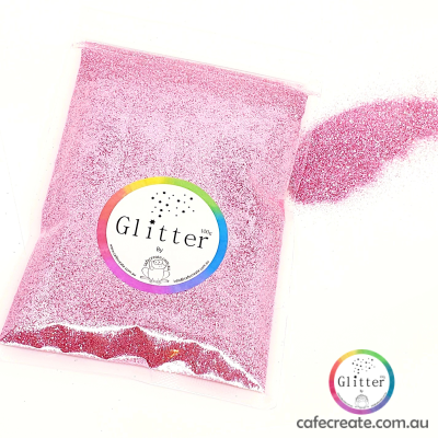 pink ultra fine glitter 100g