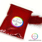 red ultra fine glitter 100g 