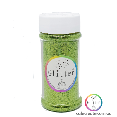 10 Light Green Ultra Fine Glitter 60g Shaker