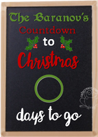 A4 Black Board Set with Chalk